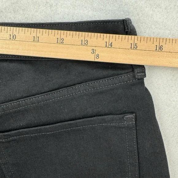 Old Navy OG Straight Jeans Womens 12 High Rise Built-In Warm Black Stretch NEW - Picture 6 of 9